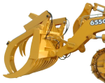 RakeLdr 9ft Loader W HYD Top Clamps04 750px 150x118