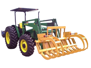 RakeLdr Tractor Skid Steer 78in Hyd Loader Rake01 750px 300x225