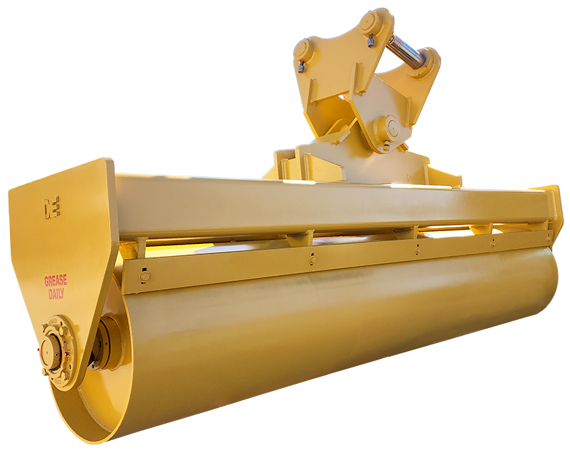 Custom Excavator Roller 10ftX24in 02 800px