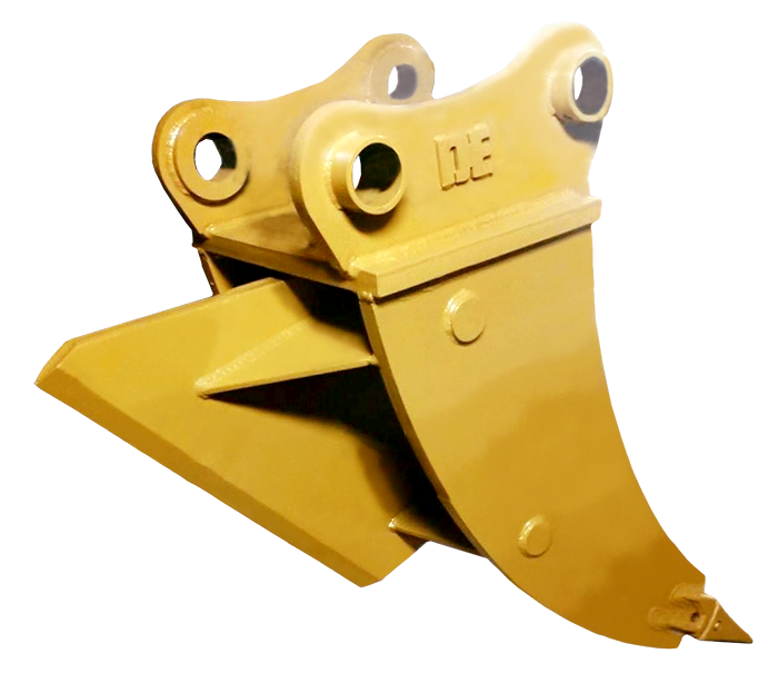 Custom Excavator Stump Puller Splitter 2 Yellow 02 700px