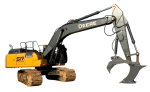 Custom Excavator Stump Puller Splitter Grey02 800px 150x92