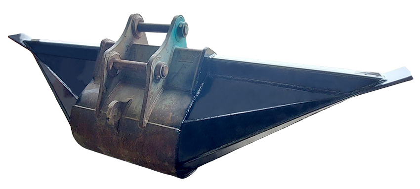 Custom Excavator V Bucket Conversion 03 850px