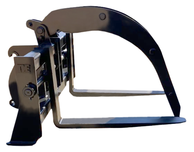 Custom Loader Fork Carriage W Hyd Top Clamp02 750px